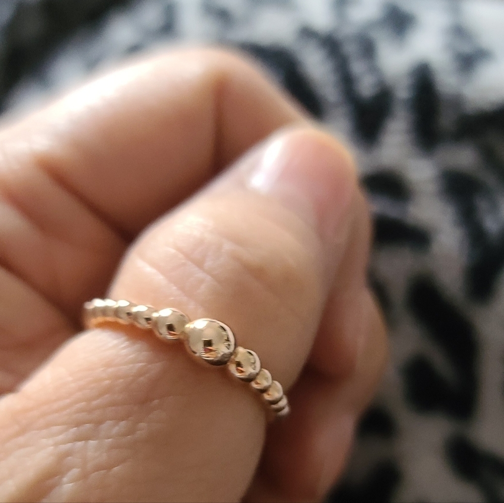 Auth Pandora rose ring